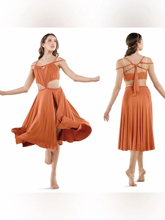 Revolution Other - Revolution 10th House Dance Costume Rust contemporary lyrical Sidra TH26002 LA